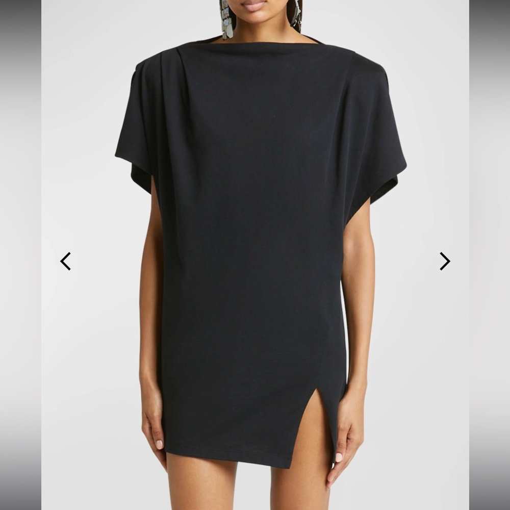 Isabel Marant "Silvane" mini dress features draped short sleeves New with tags